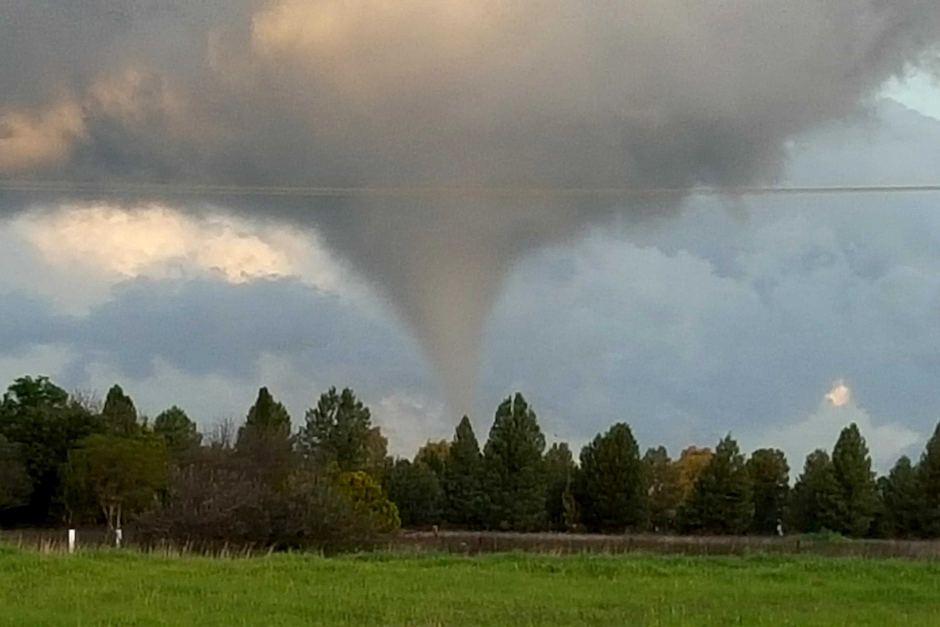 Ef-1 Tornado forming at Dubbo in 2015. Image Credit: David Daly